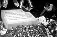 Commemorative stone for victims of the Gestapo, Morzinplatz